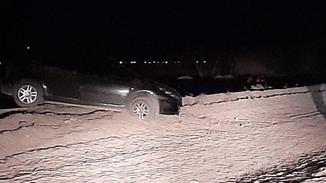 El policía conducía un Peugeot 307 que casi vuelca.