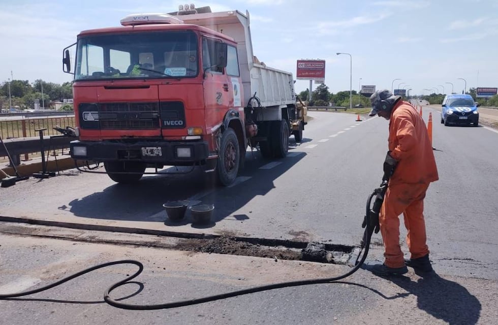 Realizan corte de tránsito en la Autopista Rosario-Córdoba por obras