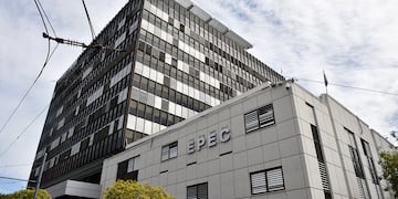 La sede de Epec, que sufrió un ataque a sus redes oficiales.