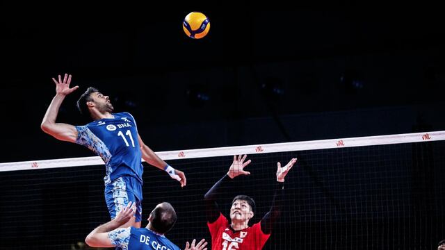 El seleccionado argentino masculino de vóleibol venció a Japón  3 a 1en la Liga de Naciones (VNL).