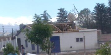 El fuerte viento provocó incidentes en Valle de Uco.