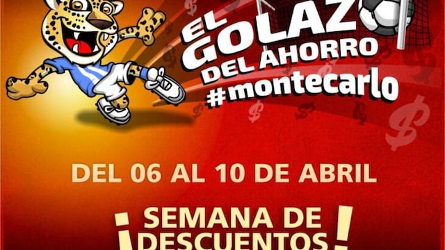 “El Golazo del Ahorro” está vigente en Montecarlo