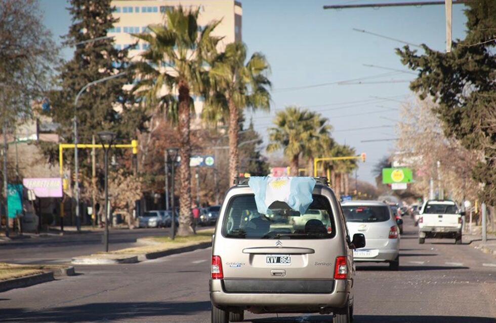 Los sanrafaelinos se sumaron al “caravanazo por la libertad”