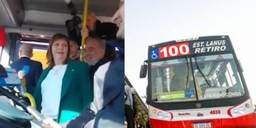 La ministra salió a bancar a los colectivos que dan servicio.