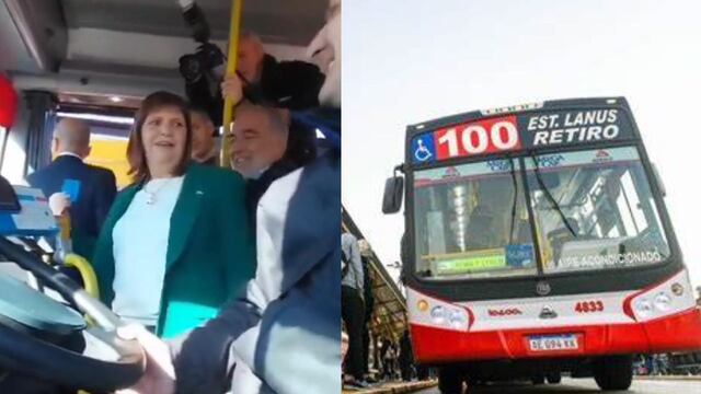La ministra salió a bancar a los colectivos que dan servicio.