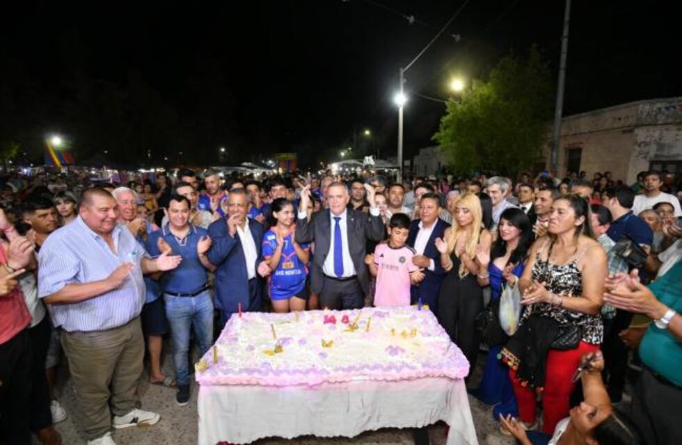 Jaldo encabezó los festejos por el 148° aniversario de La Madrid