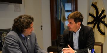 Leo Viotti se reunió con el decano de la UTN  Ing. Guillermo Olivetto