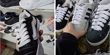 Fue a la Salada, recorrió el piso de las zapatillas y mostró todos los precios que encontró