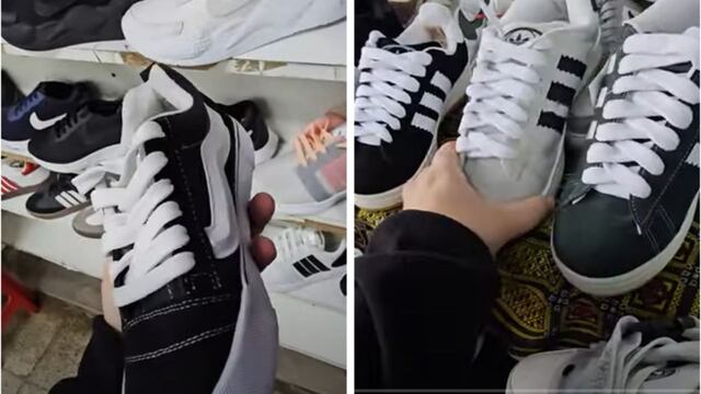 Fue a la Salada, recorrió el piso de las zapatillas y mostró todos los precios que encontró