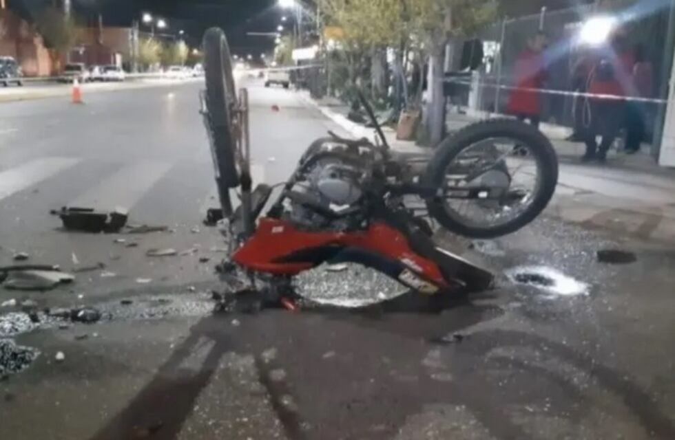 Murió Yésica, la motociclista que protagonizó un violento accidente en Rawson