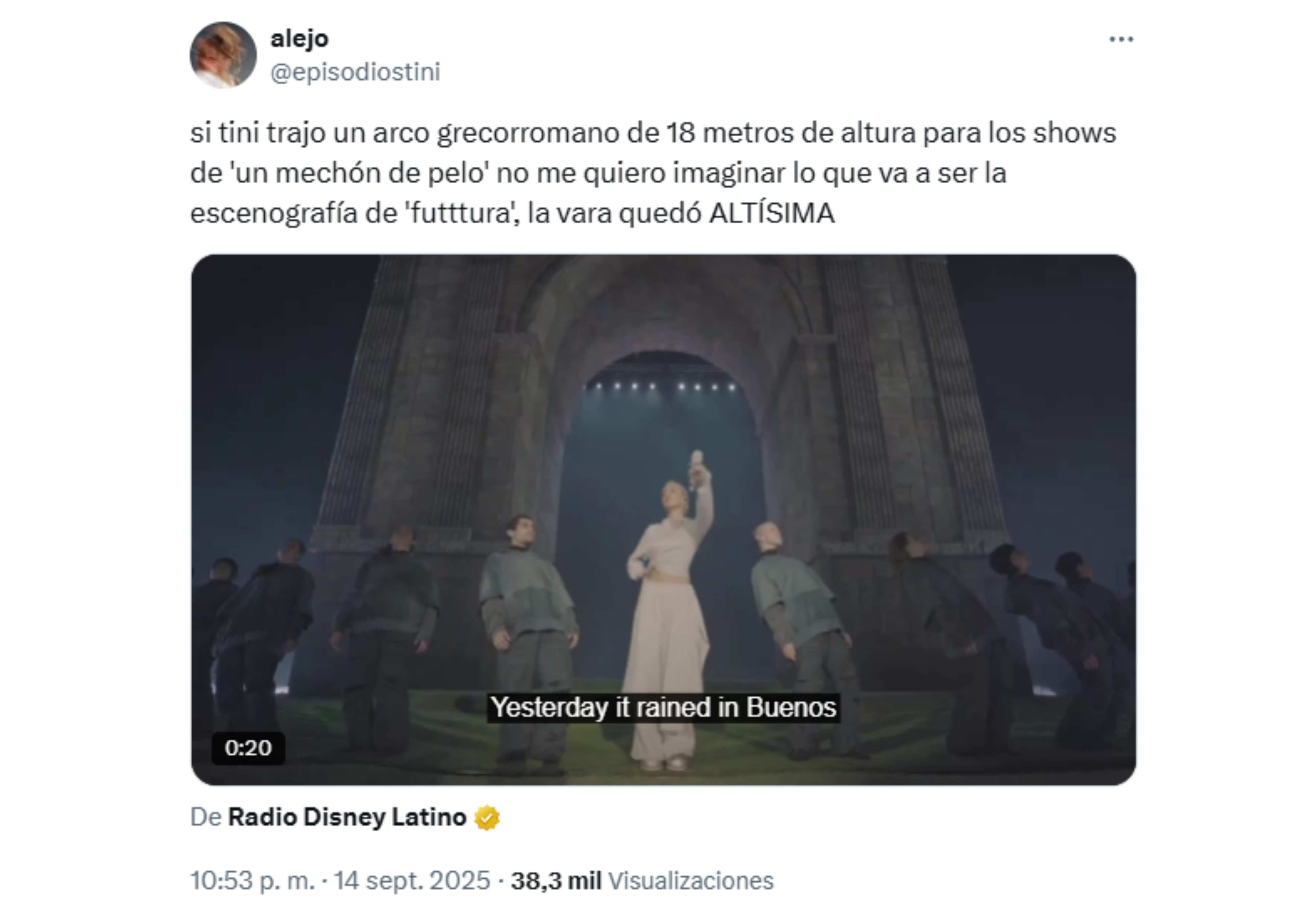 Los fans están ansiosos por ver la escenografía del festival.