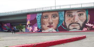 El mural de la Bajada Pucará está a pocos metros de los hospitales del Polo Sanitario de Córdoba.