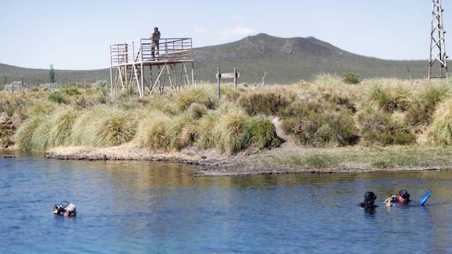 Quieren realizar buceo en los Pozos de Carpacho en Malargüe.