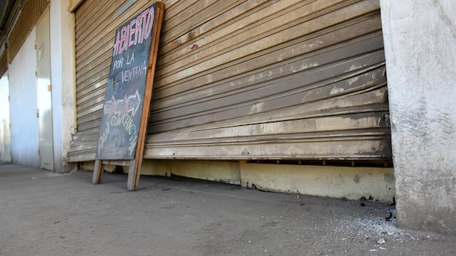 La panadería robada en avenida Japón.
