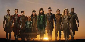 Eternals, lidera la taquilla de cines en Estados Unidos