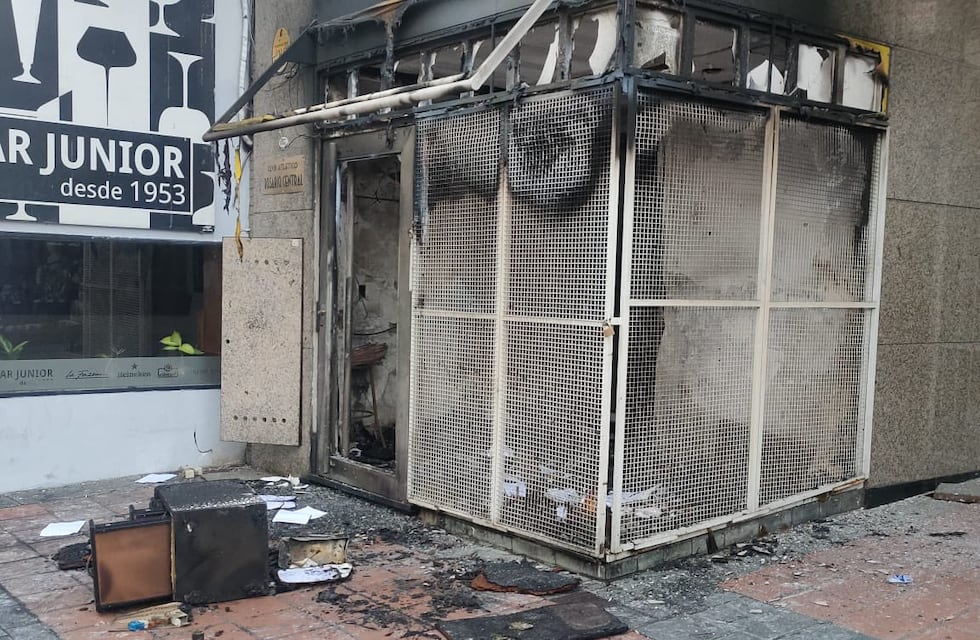 Incendio en Rosario Central: custodio tiene quemaduras en la cara y las manos