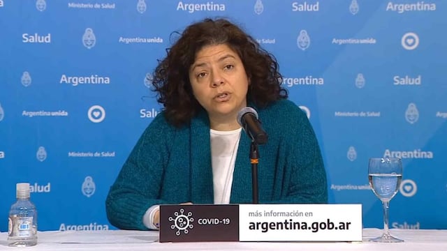 Coronavirus. Ministra de Salud, Carla Vizzotti (Captura de video)