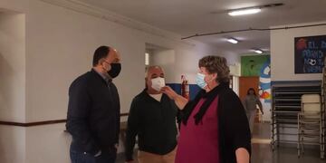 Visita de Pablo Garate a la Escuela Secundaria Nº 3