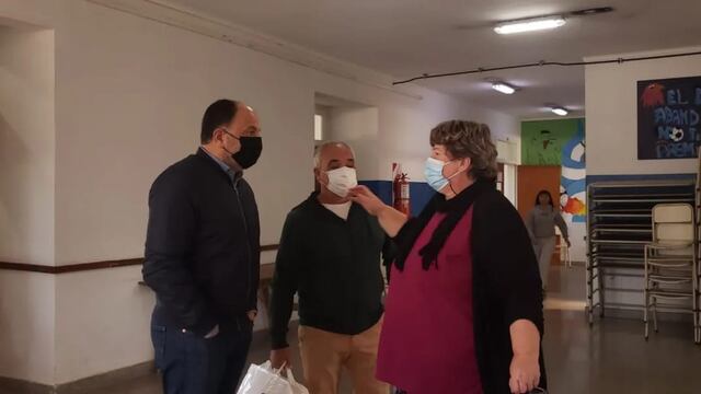 Visita de Pablo Garate a la Escuela Secundaria Nº 3
