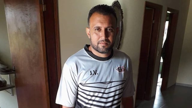 Javier Villarreal, ahora jugador de Deportivo Norte de Alta Gracia con 43 años (Gentileza Deportivo Norte).