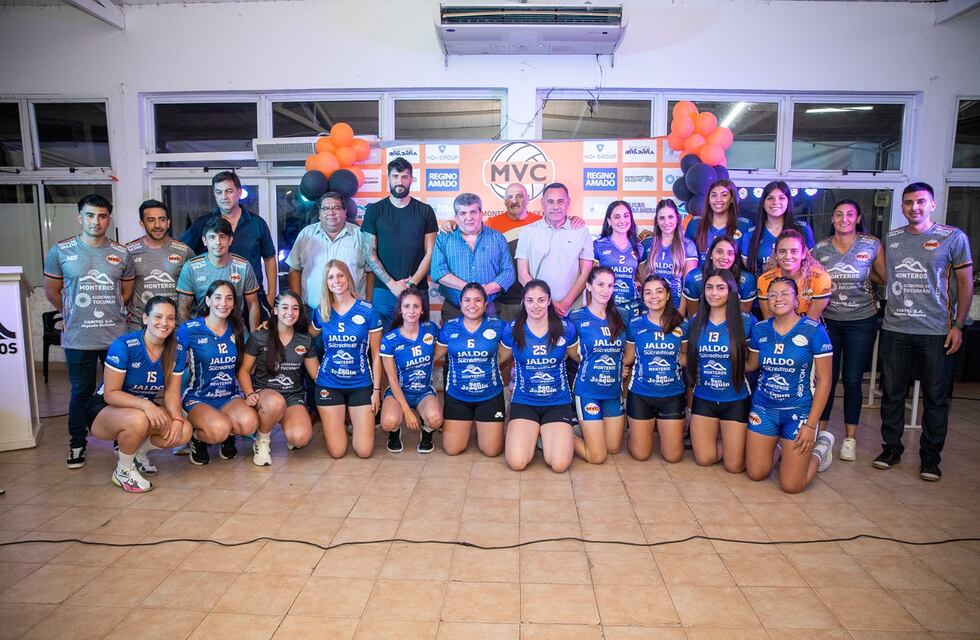 Presentaron al plantel femenino de Monteros Vóley Club