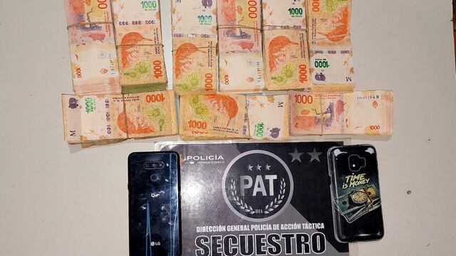El dinero secuestrado por la PAT
