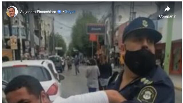 Demoraron a una víctima de la inseguridad que se manifestaba contra Kicillof en un acto en La Matanza.