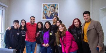 Vuoto se reunió con autoridades del Centro de Estudiantes del colegio Sábato