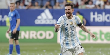 Lionel Messi fue el protagonista de los memes por sus cinco goles ante Estonia.