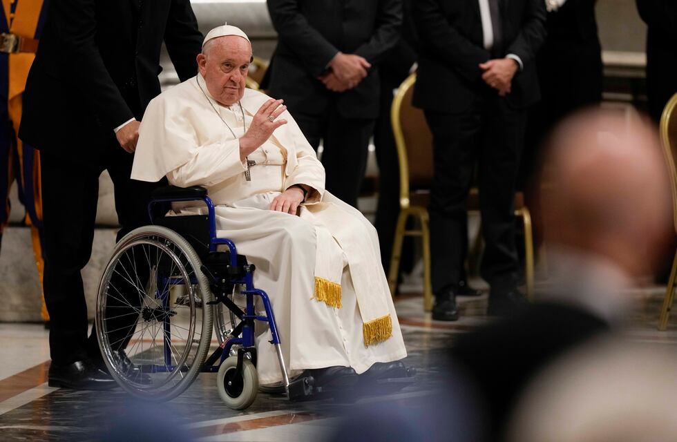 El Papa no pudo leer un discurso ante rabinos europeos: “No estoy bien de salud”