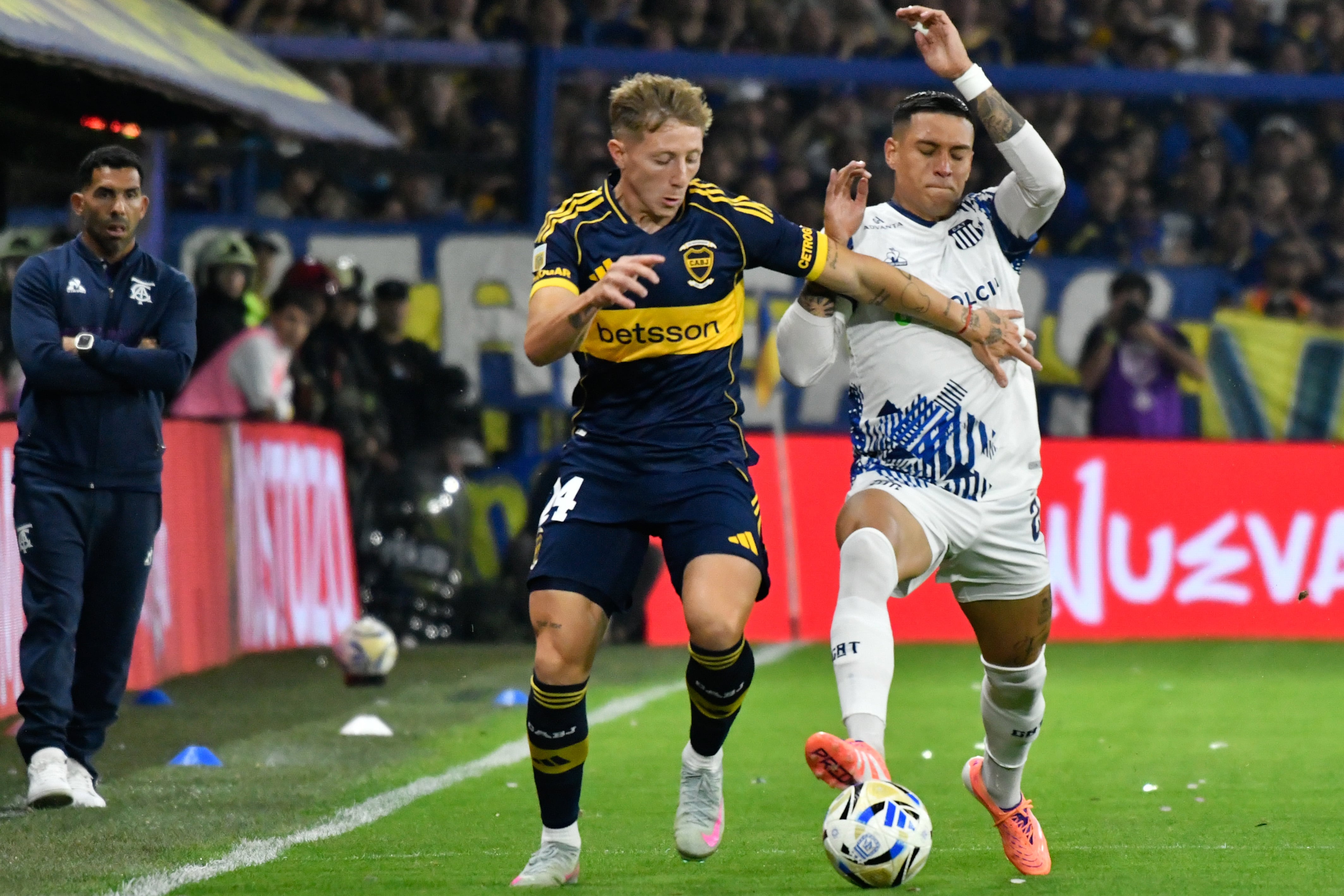 Talleres visitó a Boca por los octavos de final de la Liga Profesional. (Fotobaires)