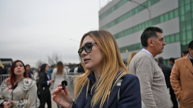 El día de furia de Lilia Lemoine contra los periodistas: “Me están acosando” (Gentileza Clarín)