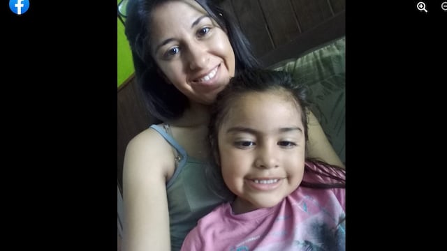 Yamila Cialone junto a Guadalupe Lucero, su hija