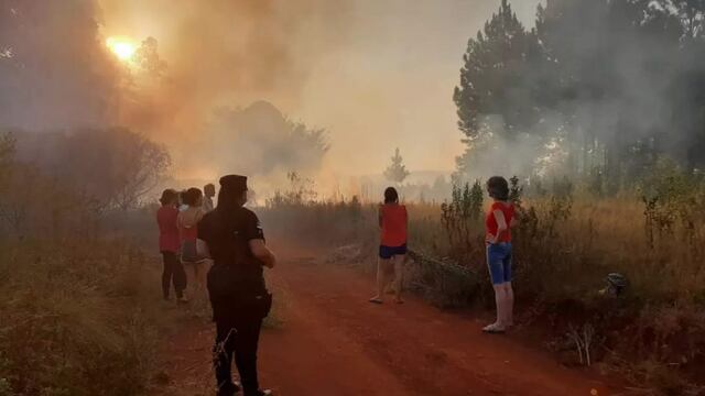 Alerta naranja en Misiones por riesgo de incendios.