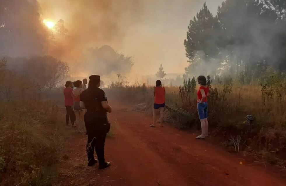 Alerta naranja en Misiones por riesgo de incendios