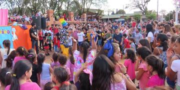 Se realizó en la plaza San Martín de la localidad.