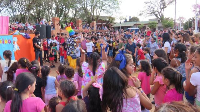Se realizó en la plaza San Martín de la localidad.