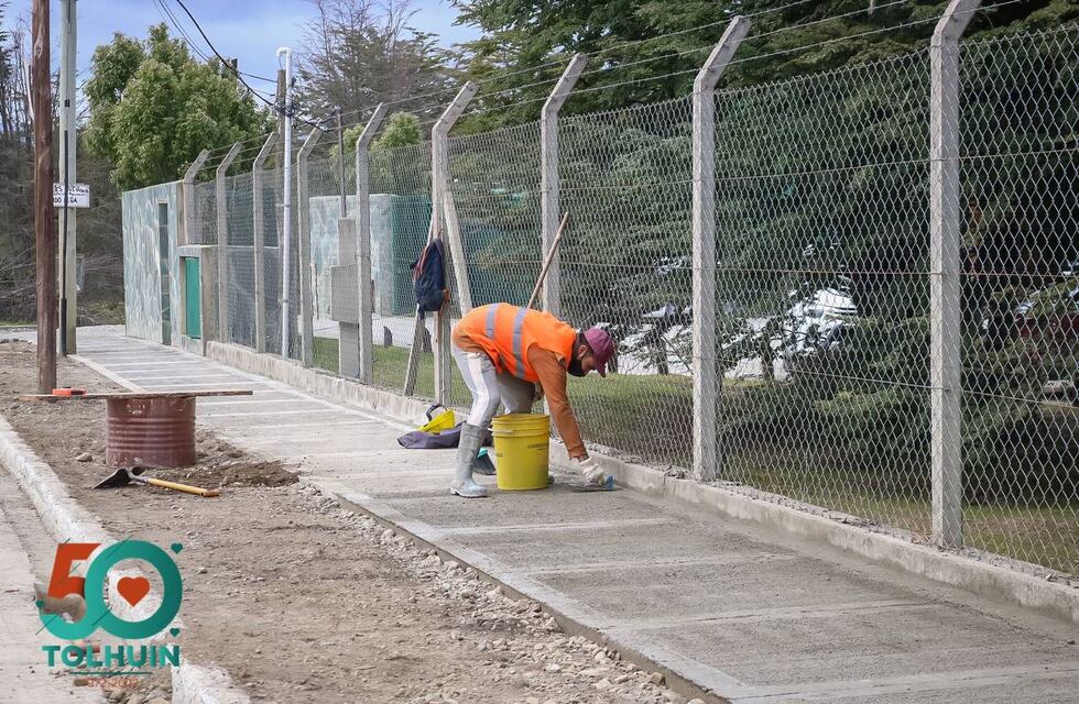 Tolhuin: Primera etapa del plan veredas