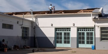 obras en diferentes establecimientos educativos