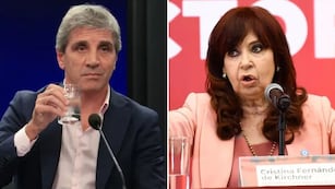 Duro cruce entre Luis Caputo y Cristina Kirchner