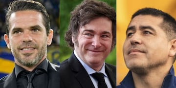 Javier Milei apuntó contra los que dirigen Boca actualmente.