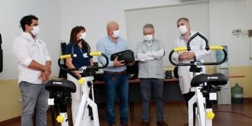 El Hospital Marta Schwarz recibió bicicletas para ergometrías.