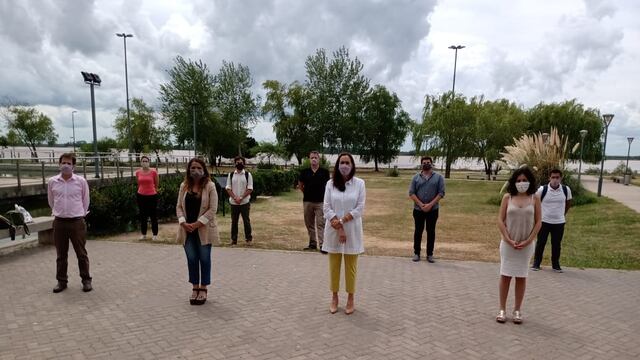 El Ministerio de Ambiente y Cambio Climático coordinó la reunión inicial en el Acuario del Río Paraná. (@erikagonnet)