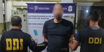 El detenido por el ataque al despacho de Cristina Fernández (DDI).