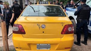 El taxi robado por el hombre que había recuperado su libertad hace una semana.