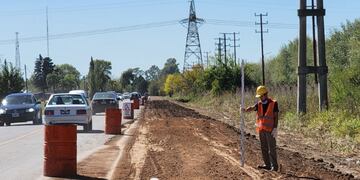 Comenzaron las obras de ciclovías en Pérez