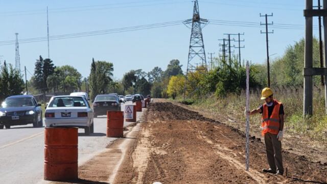 Comenzaron las obras de ciclovías en Pérez