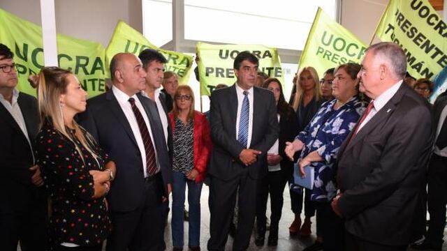 El gobernador Manzur y el vicegobernador Jaldo, recorrieron la obra del Centro de Desarrollo Infantil de Cebil Redondo