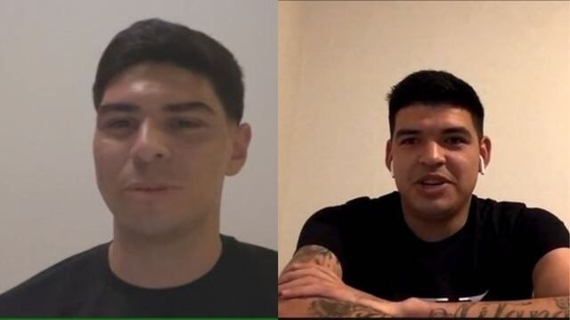 Gastón Álvarez Suárez y Federico Álvarez, a la distancia unidos por la sangre y por Belgrano.