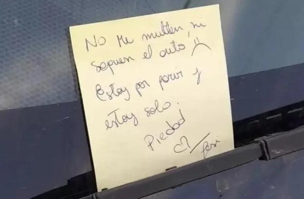Una correntina a punto de parir estacionó apurada y pidió que no la multen: “Estoy sola, piedad”